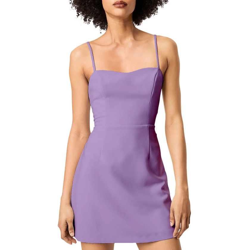 French Connection Womens Tie-Back Short Mini Dress