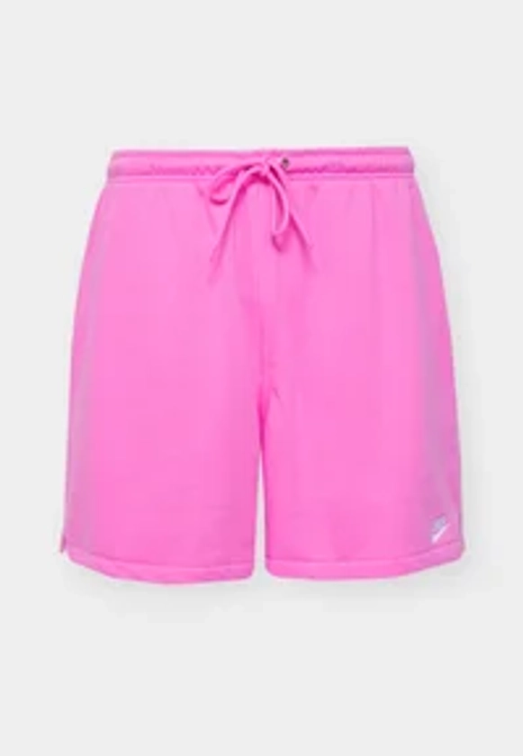 Nike Sportswear CLUB FLOW - Pantalon de survêtement - playful pink/white/rose - ZALANDO.FR