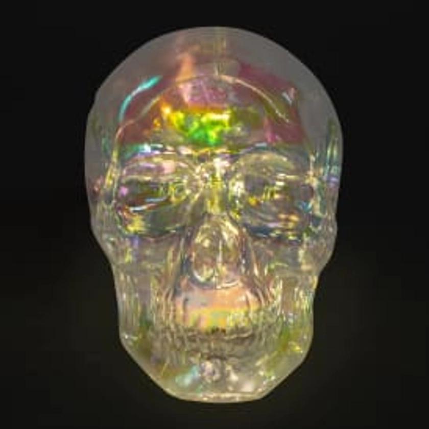 Iridescent Skull 4.3in x 6.3in | Five Below