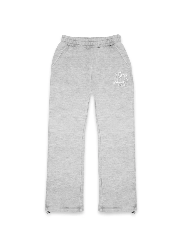 MONOGRAM SWEATPANTS - GRAY