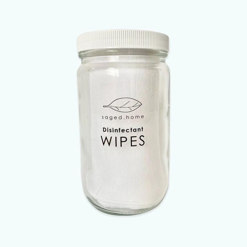 Reusable Disinfectant Wipes - Set of 18, DIY Cleaning, Zero Waste Cleaning