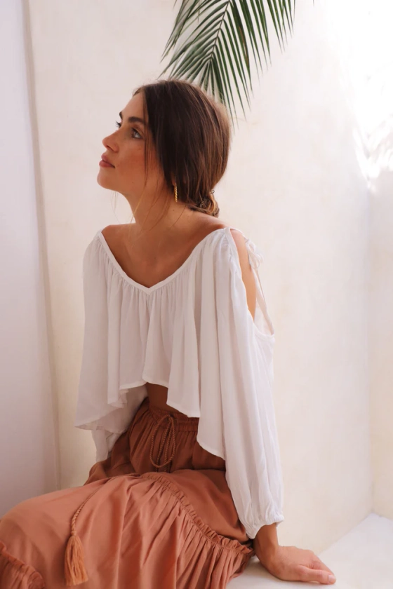 Willow Top | Classic White