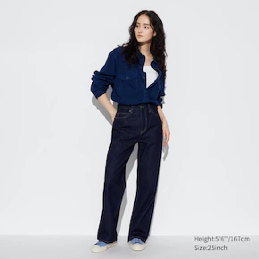 WOMEN'S WIDE STRAIGHT JEANS | UNIQLO CA