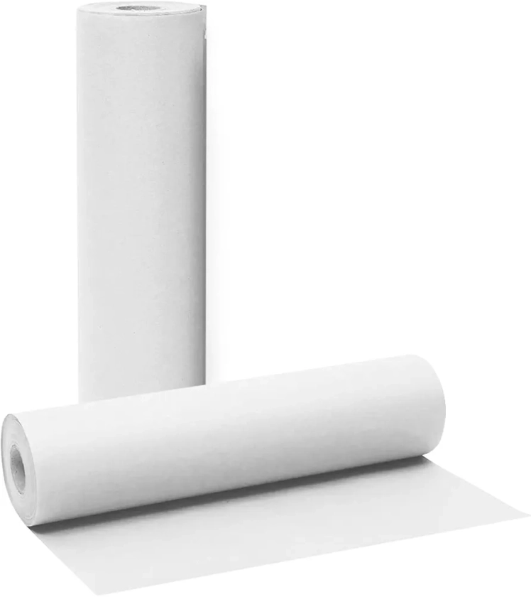 White Kraft Arts and Crafts Paper Roll Brown Mega Roll - 14.9" x 393.7" / 38cm x 10m Ideal for Packing, Wrapping, Craft, Postal, Shipping, Dunnage and Parcel, Present Wrapping Paper and Kids Crafts (White) : Amazon.com.au: Home