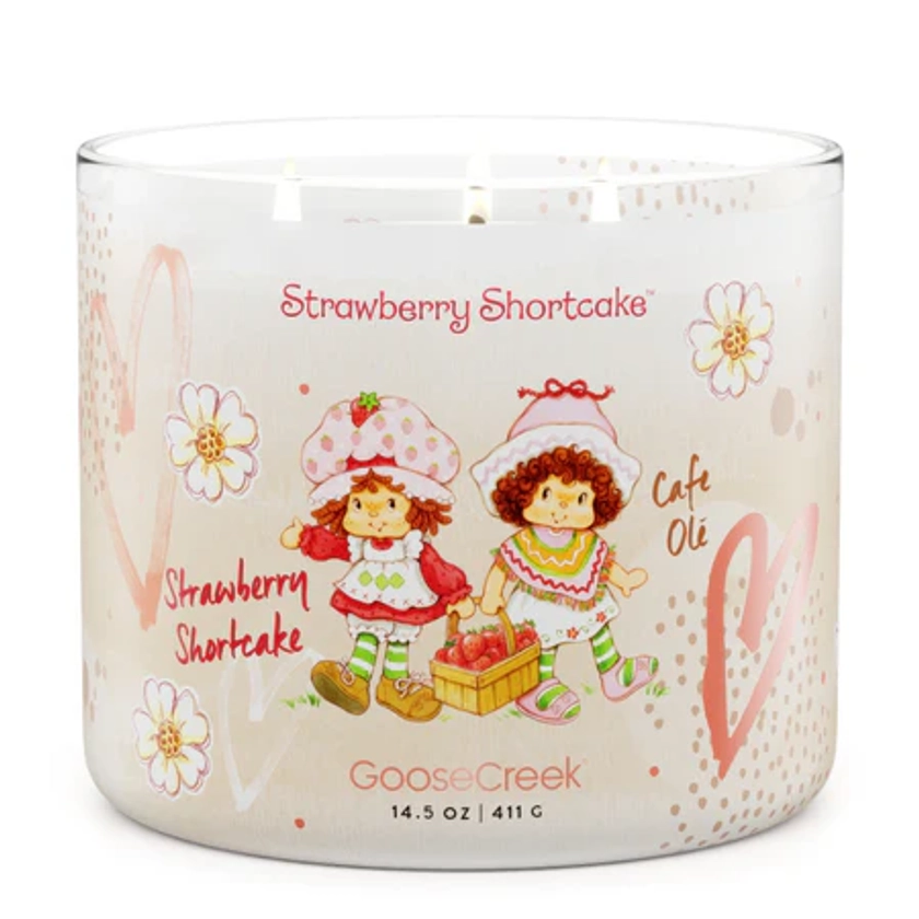 Cafe Olé Strawberry Shortcake 3-Wick Candle