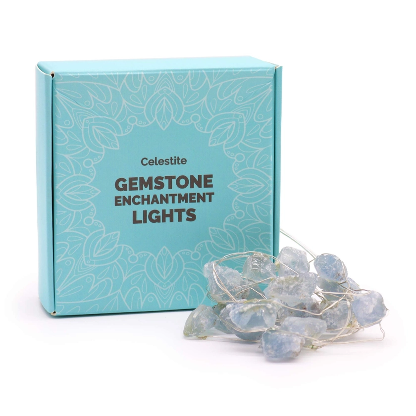 Gemstone Enchantment Lights - Celestite - calm by nature
