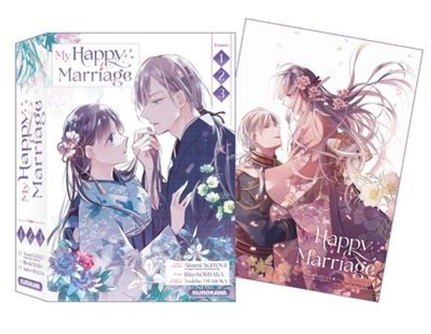 Mon Mariage Heureux -  : COFFRET My Happy Marriage - tomes 1-2-3