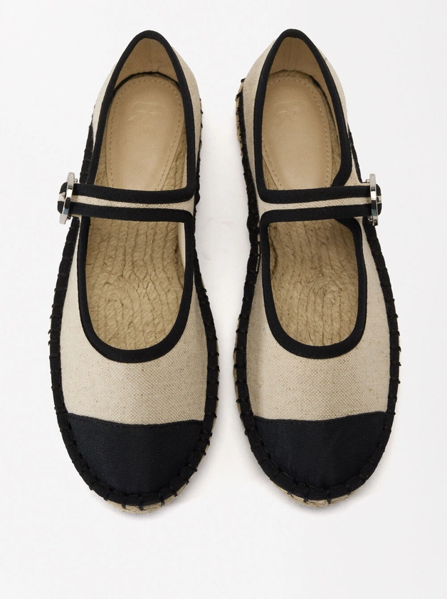 Espadrilles Ballerines Écru | Parfois