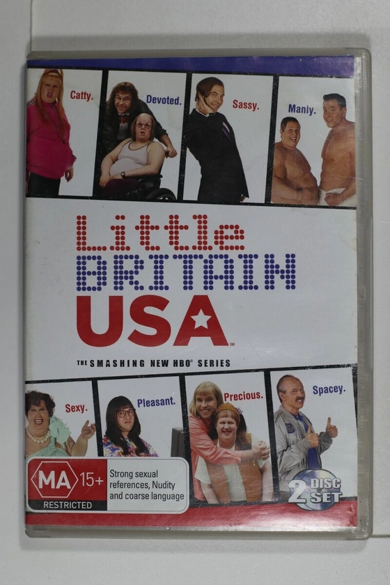 Little Britain USA - The HBO TV Series - Region 4 (Water Damage) Tracking (D200)