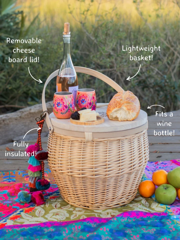 Insulated Picnic Basket Table