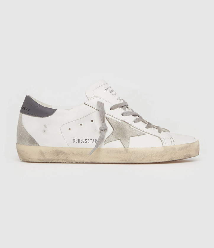 GOLDEN GOOSE - Baskets Super-Star Cuir Blanc