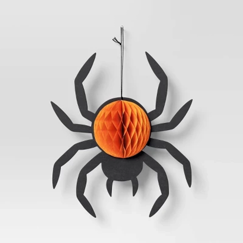 Honeycomb Hanging Spider Halloween Party Decoration - Hyde & EEK! Boutique™