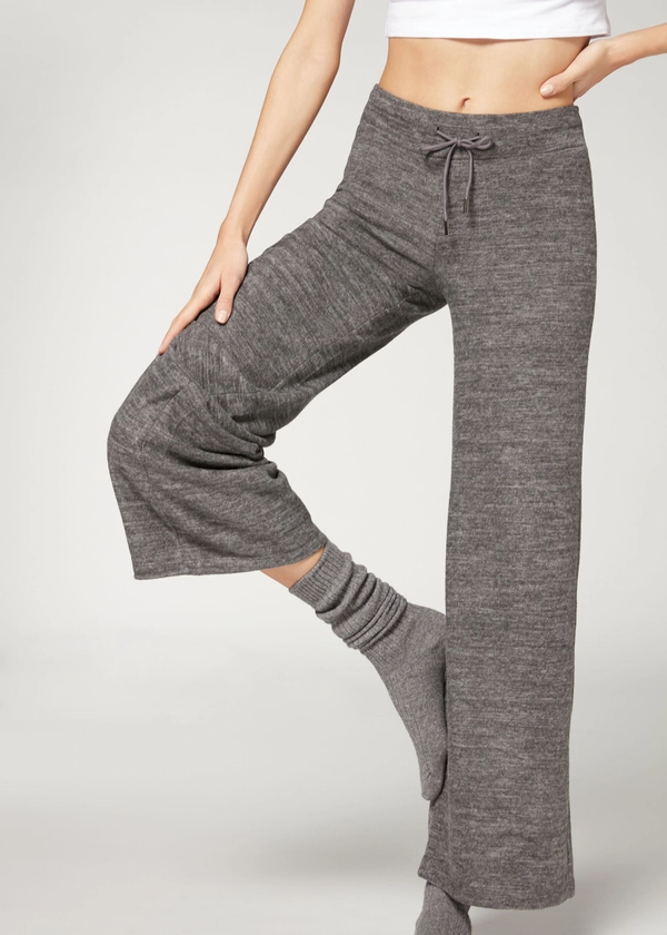 Cashmere Palazzo Leggings - Leggings and Trousers - Calzedonia