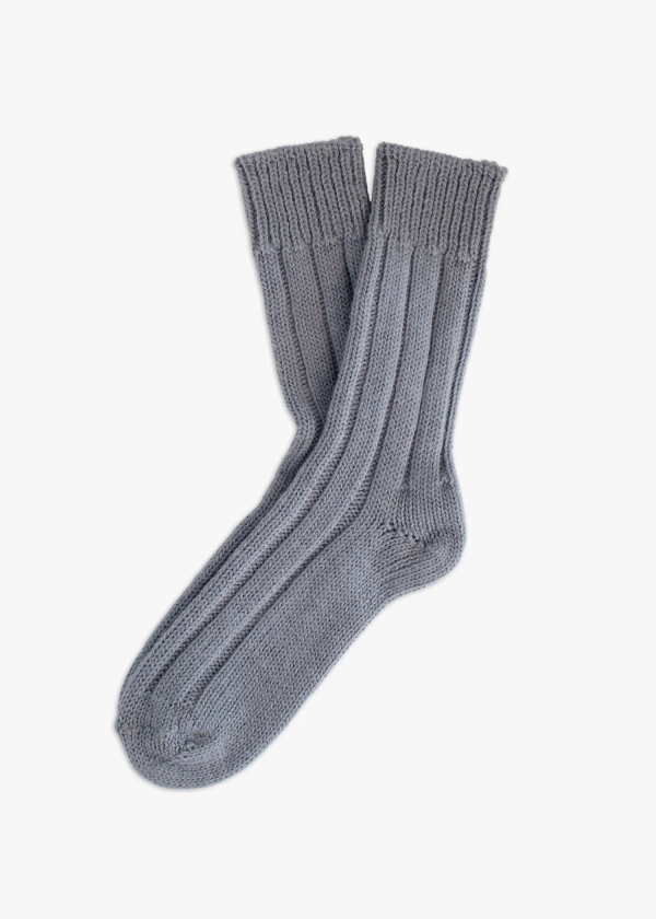 Thunders Love WOOL COLLECTION Shetland Grey Socks