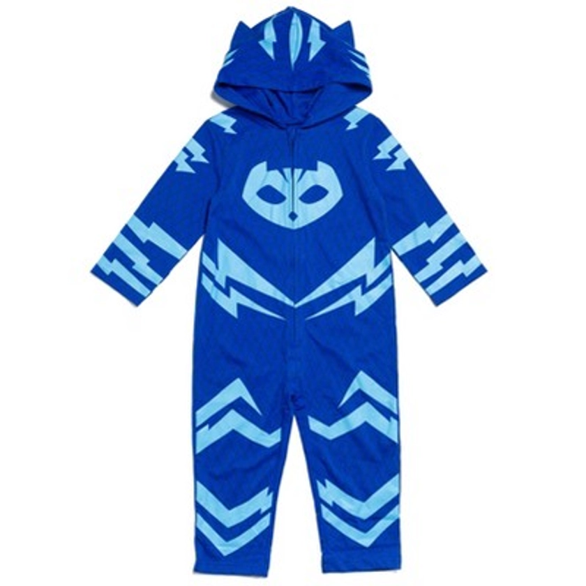 PJ Masks Catboy Toddler Boys Zip Up Costume Coverall Blue 5T