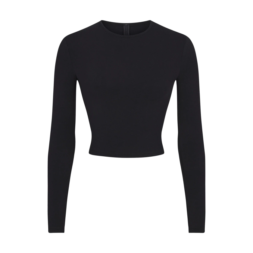 NEW VINTAGE CROPPED LONG SLEEVE T-SHIRT | ONYX
