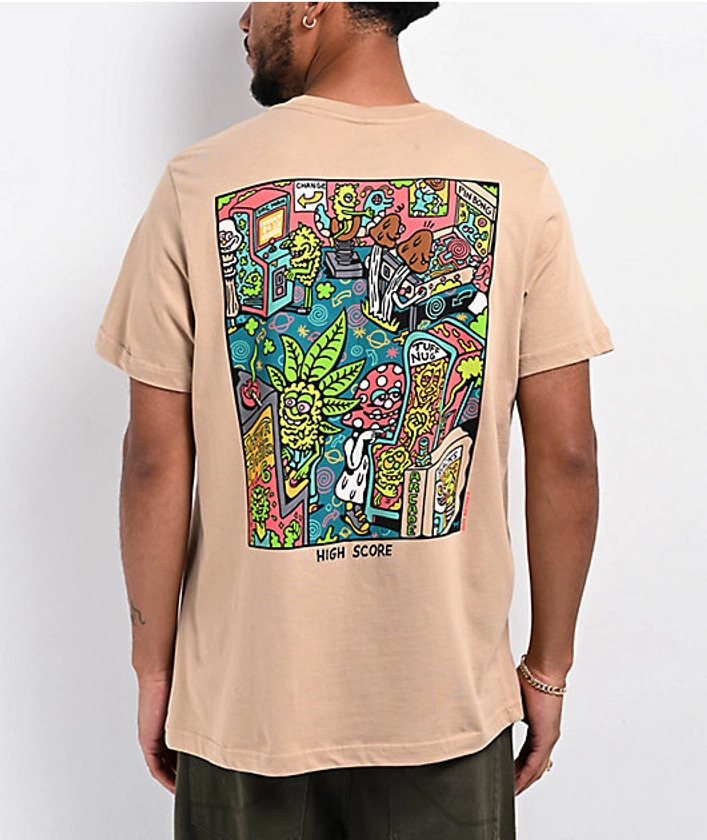 Killer Acid High Score Natural T-Shirt