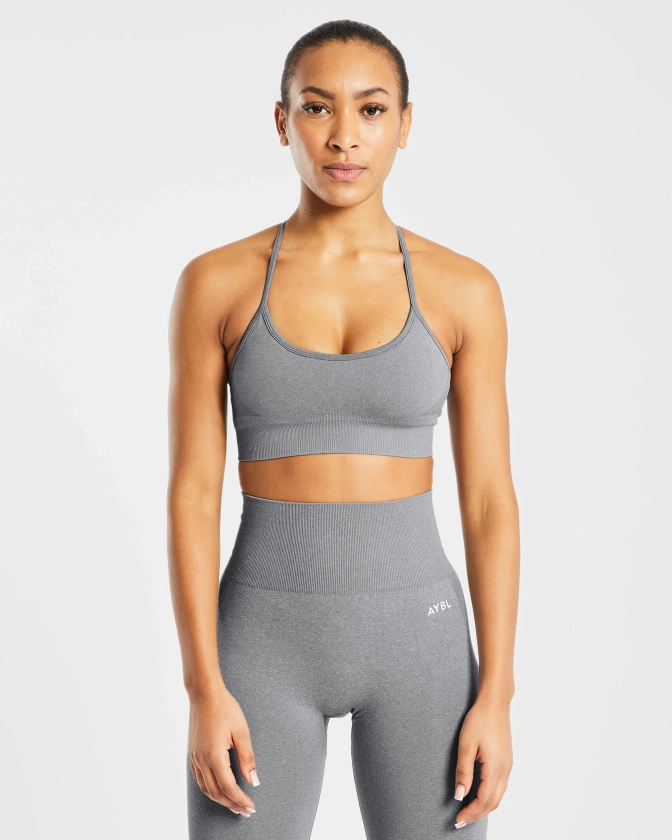 Empower Seamless Sports Bra - Black