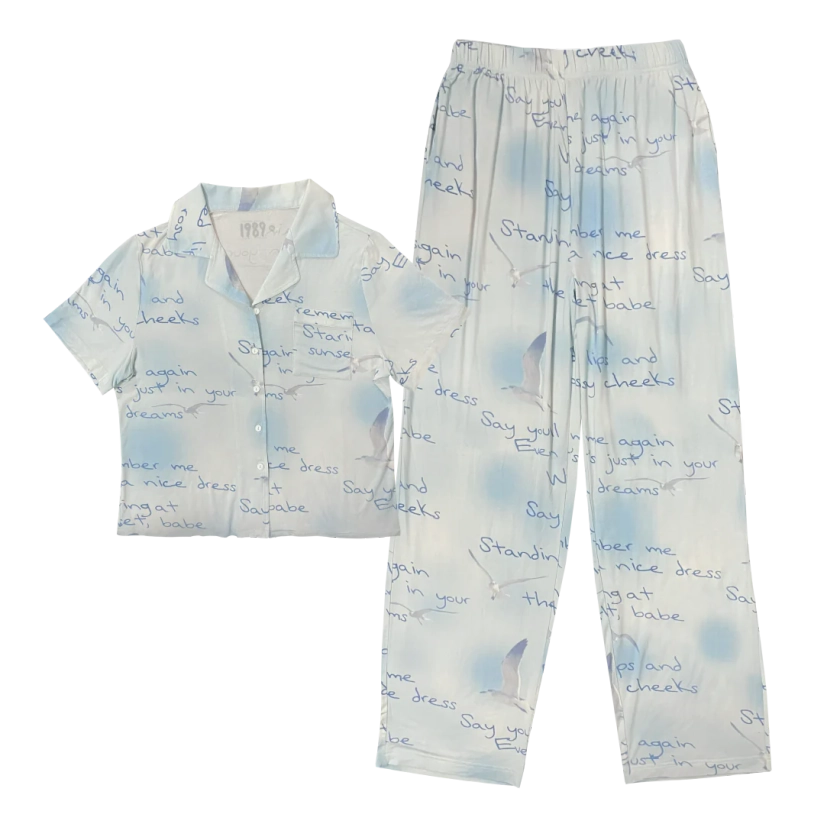 Wildest Dreams Blue Pajama Set - Taylor Swift UK Store