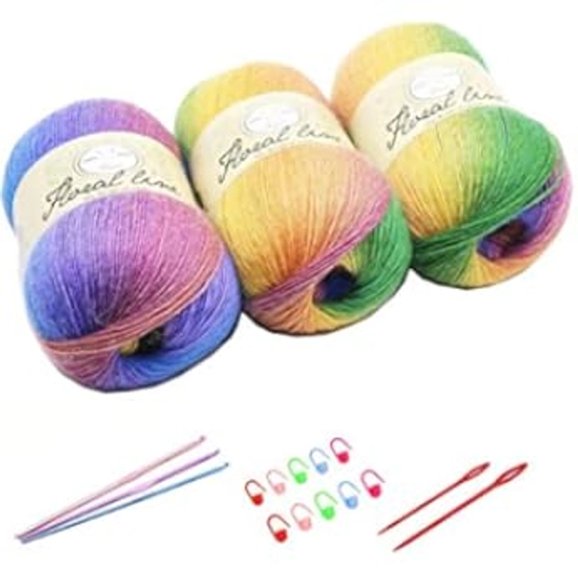 Marriner Mosaic Baby Soft Double Knit 100g | Knitting/Crochet Yarn | 100% Acrylic (Peach Melba, 5 Ball Pack)