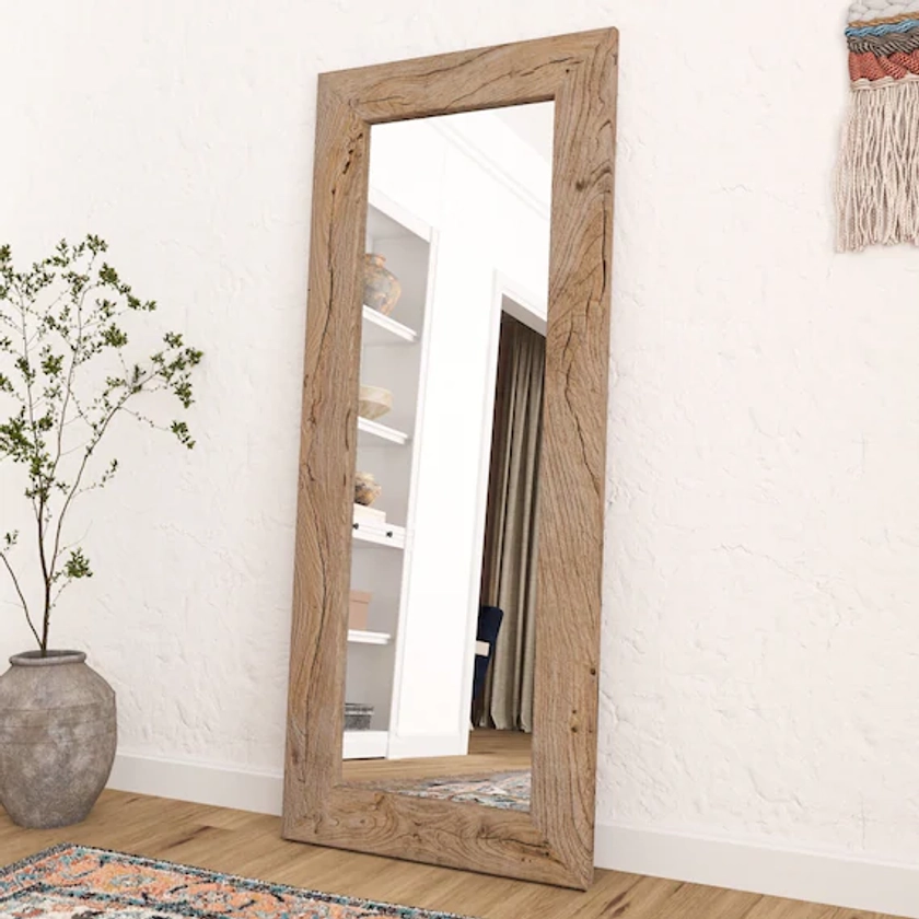 Reclaimed Wood Floor Mirror Antique Full Length Mirror Rustic Floor Mirror Farmhouse Mirror - Etsy
