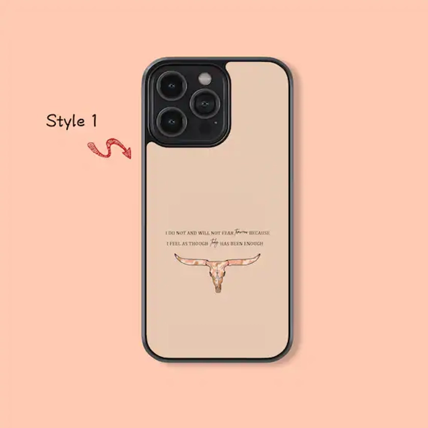 Fear tomorrow Design Phone Case Silicone Rubber Custom Cover For iPhone 15 14 13 12 11 8 Mini Pro X Max,Samsung Galaxy S20 S21 S22 S23 Ultra