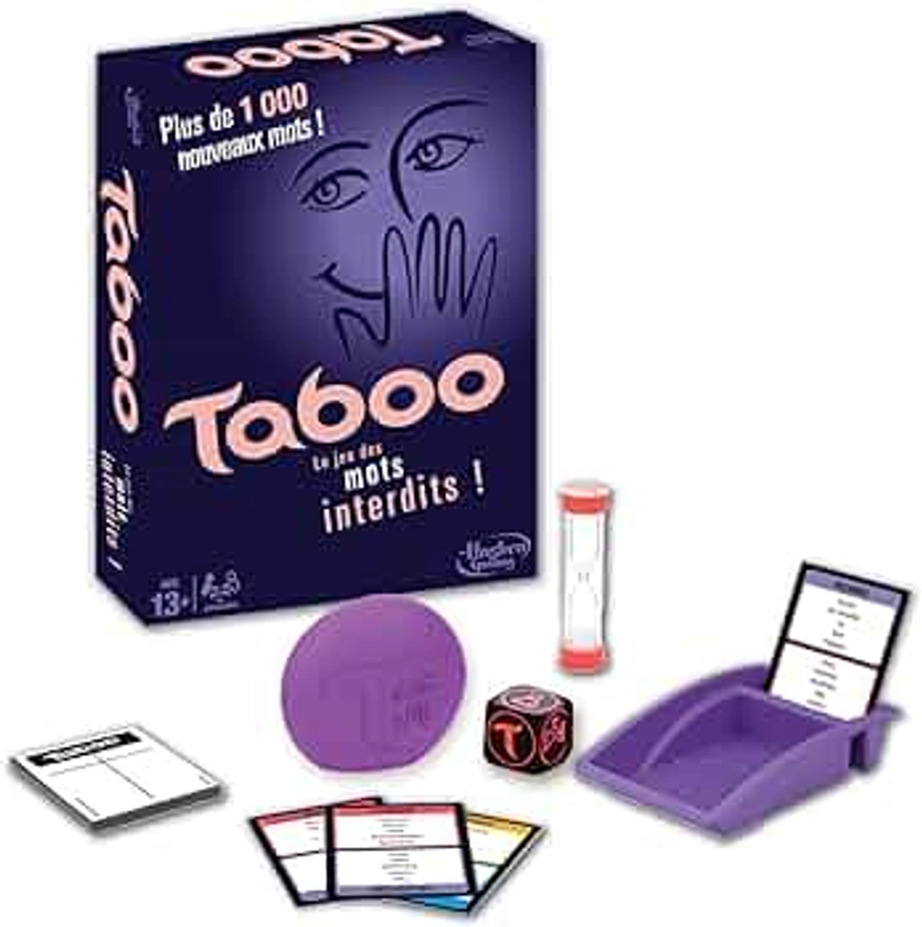 Hasbro - Taboo Classique, Jeu de Societe pour la Famille, Jeu de Plateau, Version Francaise