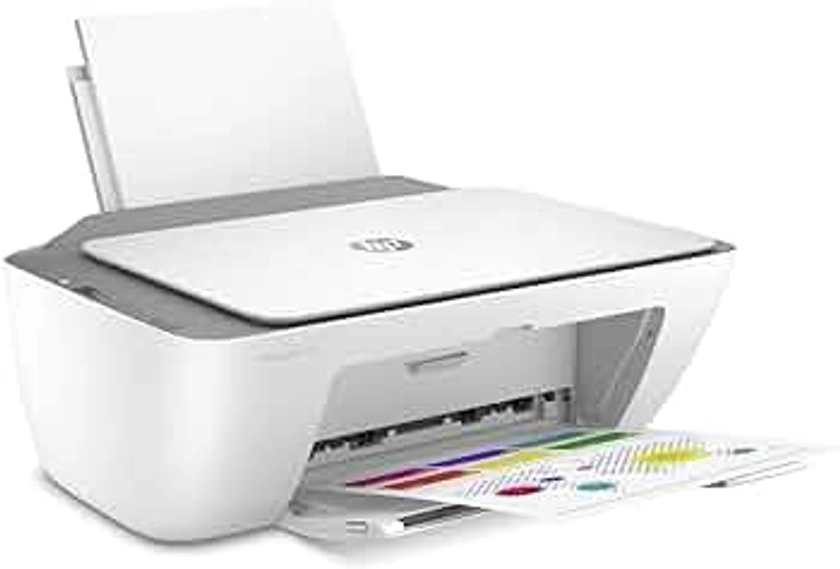 HP DeskJet 2720e Imprimante tout en un - Jet d'encre couleur – 6 mois d’Instant Ink inclus avec HP+ (Photocopie, Scan, Impression, Wifi)