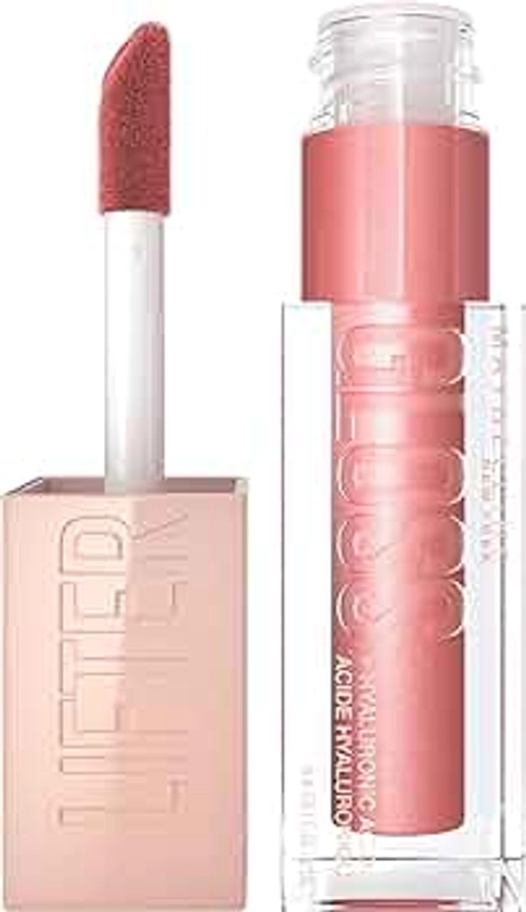 Maybelline New York Lifter Gloss, Hydrating Lip Gloss with Hyaluronic Acid, 5.4 ml, Shade: 003 Moon