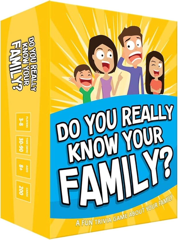 Do You Really Know Your Family? A Fun Family Game Filled with Conversation Starters and Challenges - Great for Kids, Teens and Adults