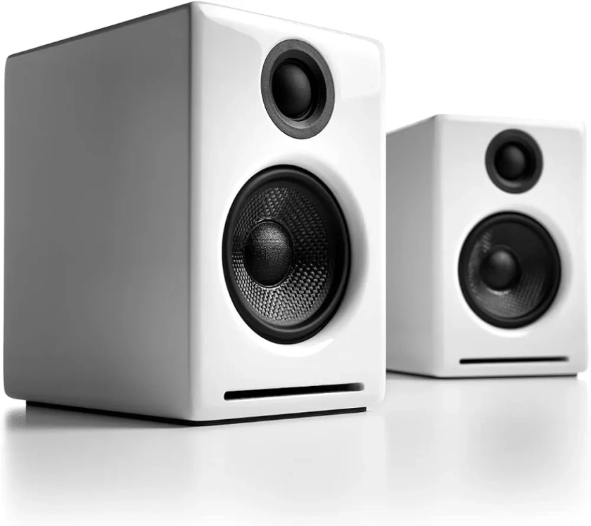 Audioengine Haut-parleurs d’Ordinateur Bluetooth sans Fil A2 Plus - Système de Musique 60W pour la Maison, Le Studio, Les Jeux