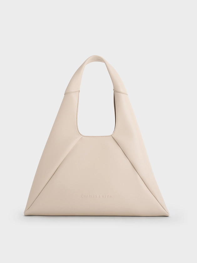 Sac hobo souple Bosie avoine | CHARLES & KEITH