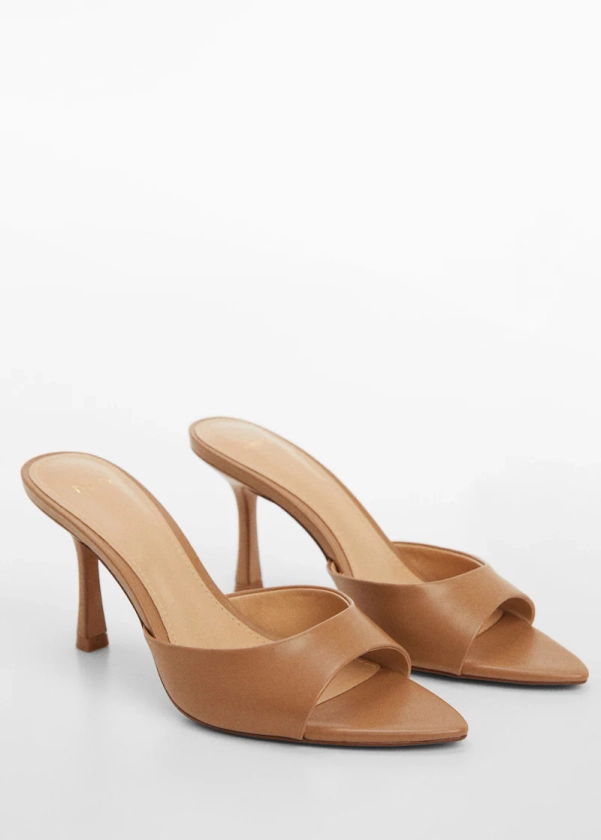 Heel non-structured sandals - Woman | Mango Canada