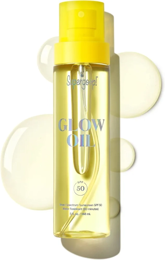 Supergoop! Glow Oil Ultra-Hydrating Sunscreen SPF 50-5oz (148ml)