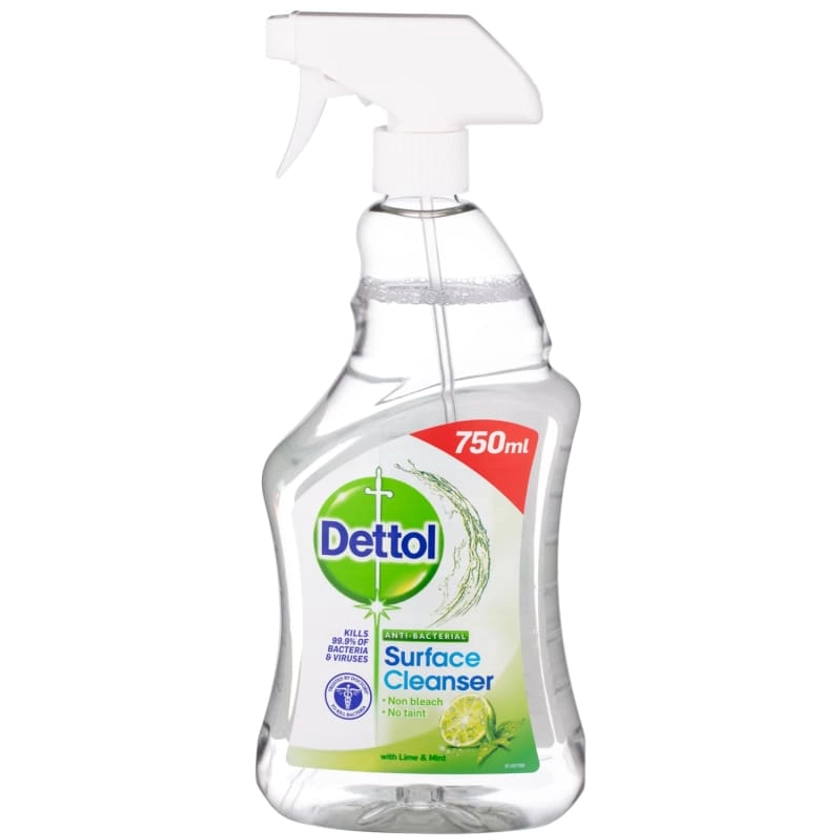 Dettol Surface Cleanser 750ml - Lime & Mint