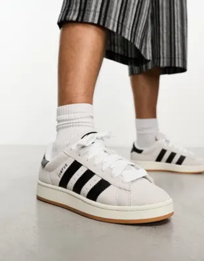 adidas Originals Campus 00s trainers in white and black