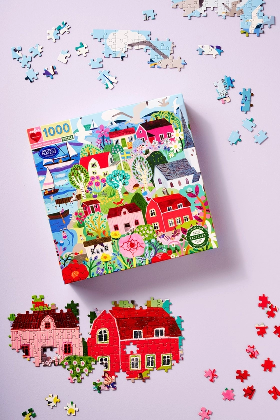 Puzzle Swedish Fishing Village 1000 pcs