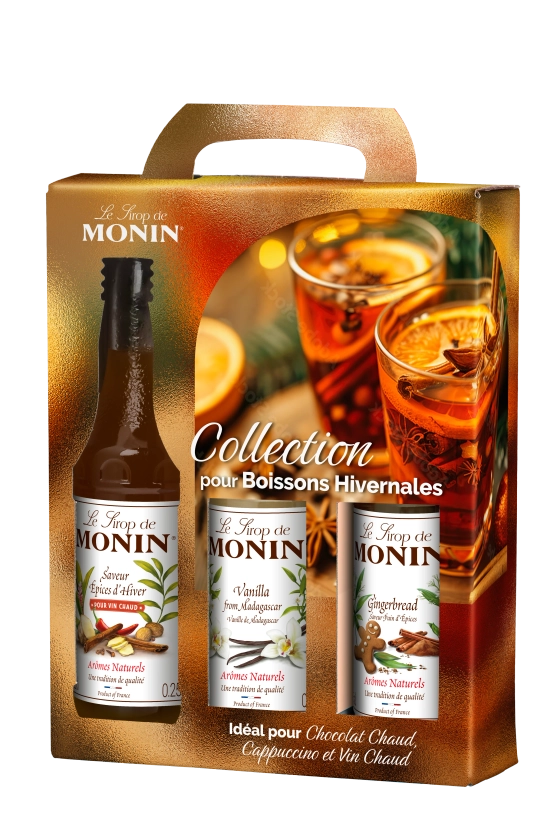 Coffret de sirops pour Boissons Hivernales- 3x25 cl