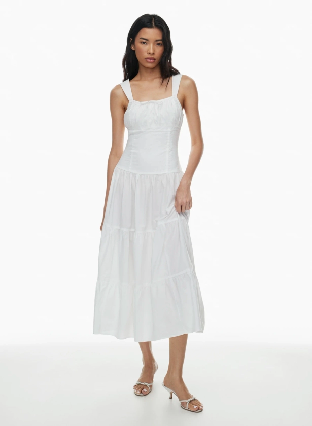 STRUDEL POPLIN MAXI DRESS