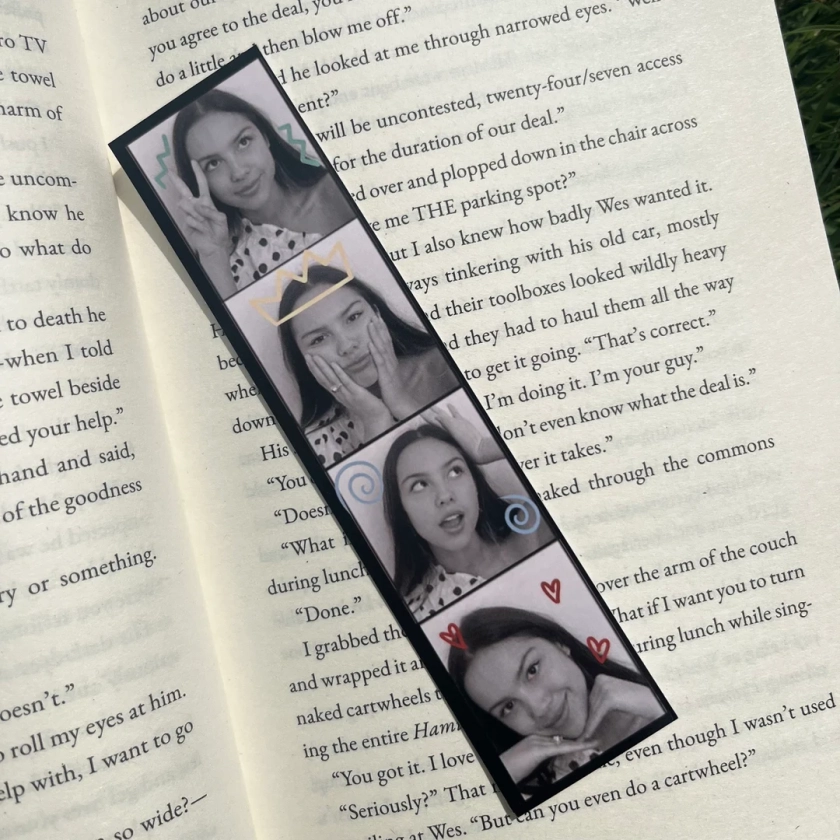 Olivia Rodrigo Bookmark, SOUR, Guts, Olivia Rodrigo Album, Olivia Rodrigo Gifts