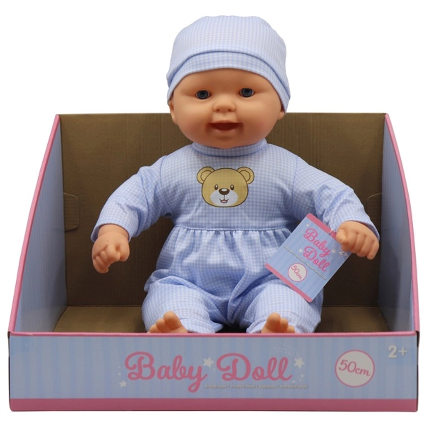 50cm Baby Doll in Blue Oufit | Smyths Toys UK