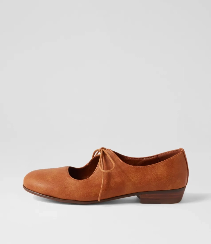 Feeking Dark Tan Flat Shoes