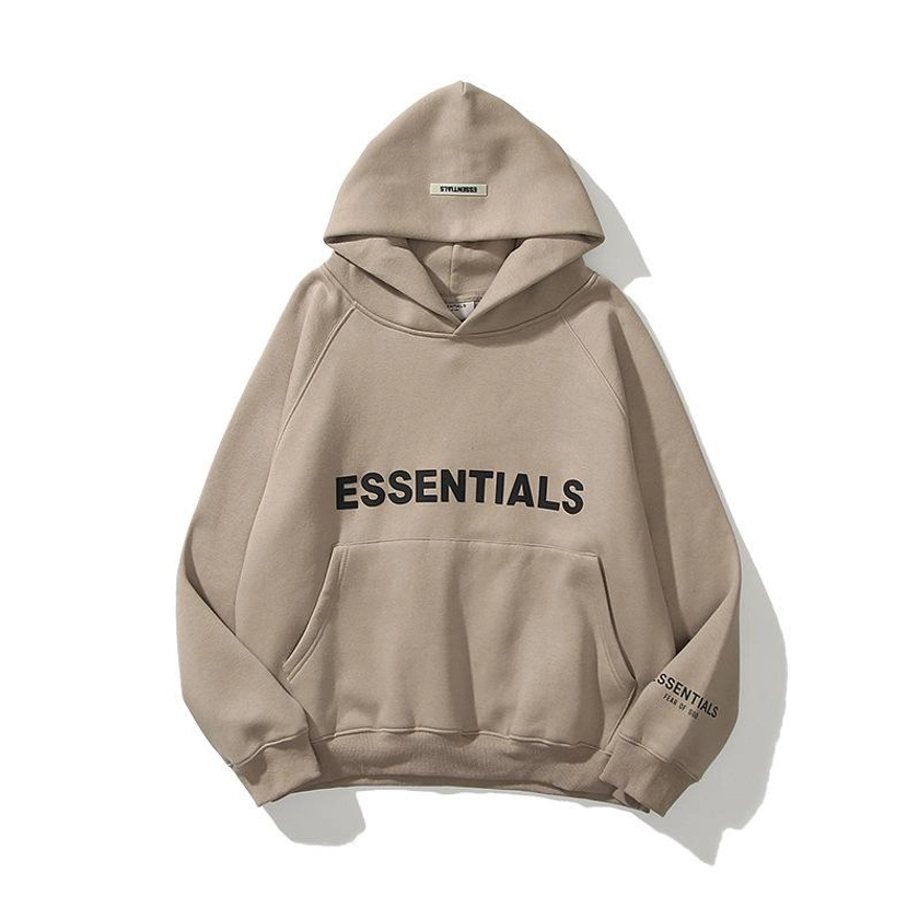 Fear of God Fog Essentials Chest Logo Couple  Sweater Fog