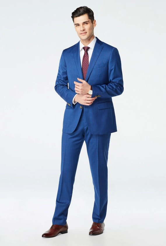 Hemsworth Prince of Wales Blue Suit