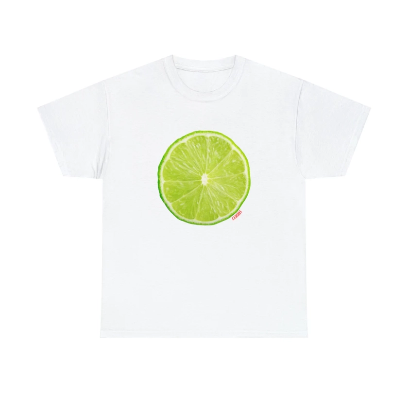 T-shirt graphique citron vert
