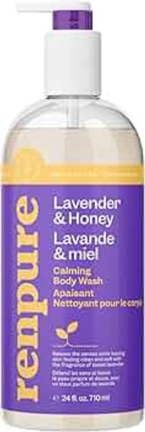 RENPURE Renpure Body Wash, Lavender & Honey, 24 Fl Oz