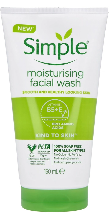 Simple Moisturising Facial Wash 150 ml