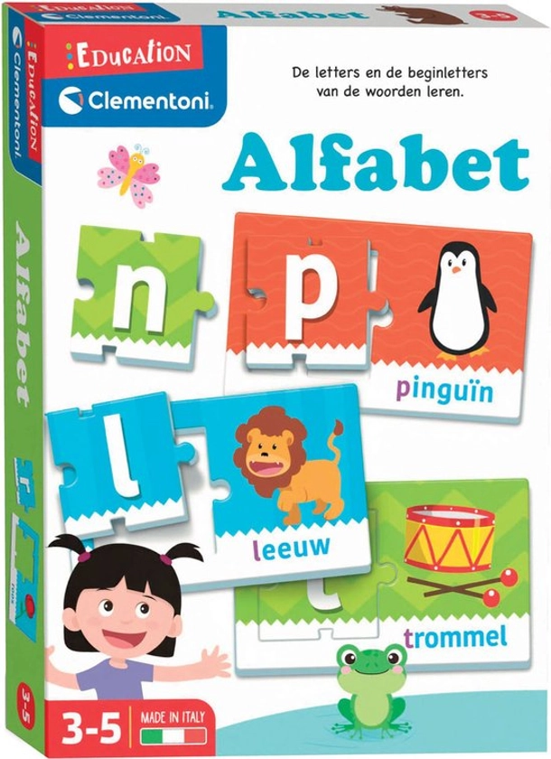 Clementoni - Letters leren - Eerste alfabet - Stukken voor kinderen - Alleen of samen... | bol