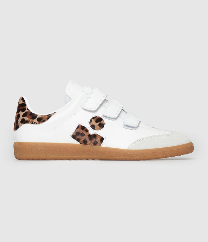 ISABEL MARANT - Baskets Beth Cuir Leopard