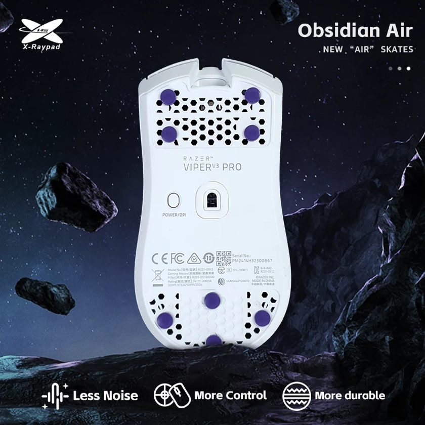 X-Raypad Obsidian Air - DIY Dots (Purple)